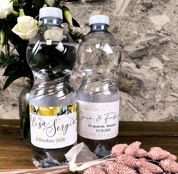 Etichetta per Bottiglietta d Acqua - Accessori per matrimonio